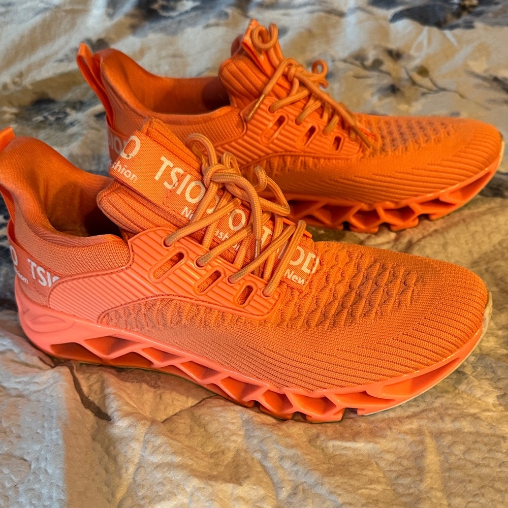 Orange Athletic Sneakers
